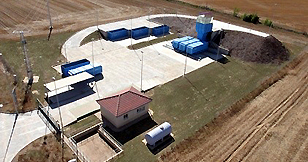 Transfer station for municipal solid waste in La Robla, León (Spain).