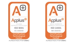 Logos ISO 9001 and ISO 14001